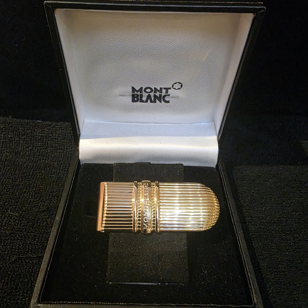 Montblanc Gold Vermeil/ 925 Silver Money Clip. Made In Germany (NWT) - Picture 5 of 17